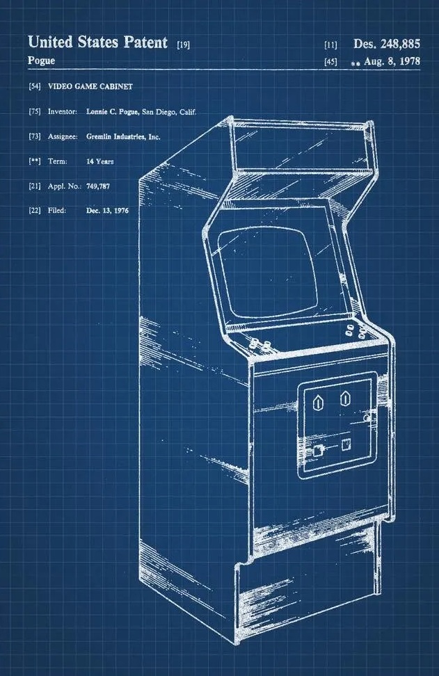 Retro arcade posters.